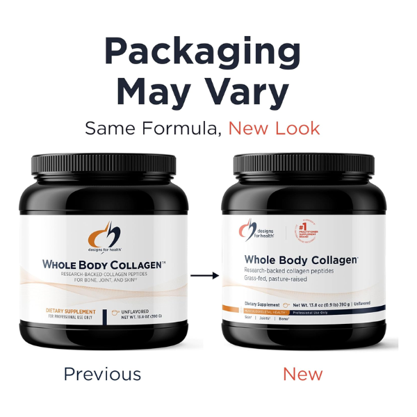 Colágeno para el Cuerpo 12.5 g, Polvo (13.8 oz 390 gr), Designs for Health