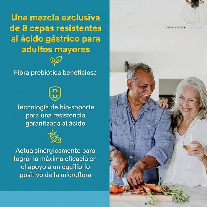 Probiótico Ultimate Tercera Edad 35 Billones (30 vcap), Natural Factors