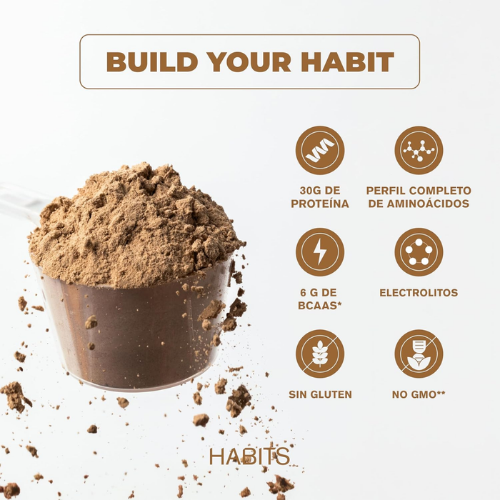 Proteína de Alto Rendimiento Sabor Cacao (578 gr), Habits
