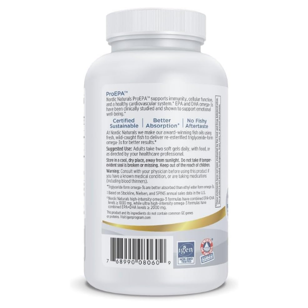 ProEPA™ EPA 850 mg DHA 250 mg (120 softgels), Nordic Naturals