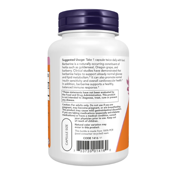 Berberina HCl 500 mg (90 veg caps)