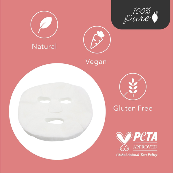 Mascarilla Reafirmante con Péptidos de Colágeno (1 pieza), 100% Pure