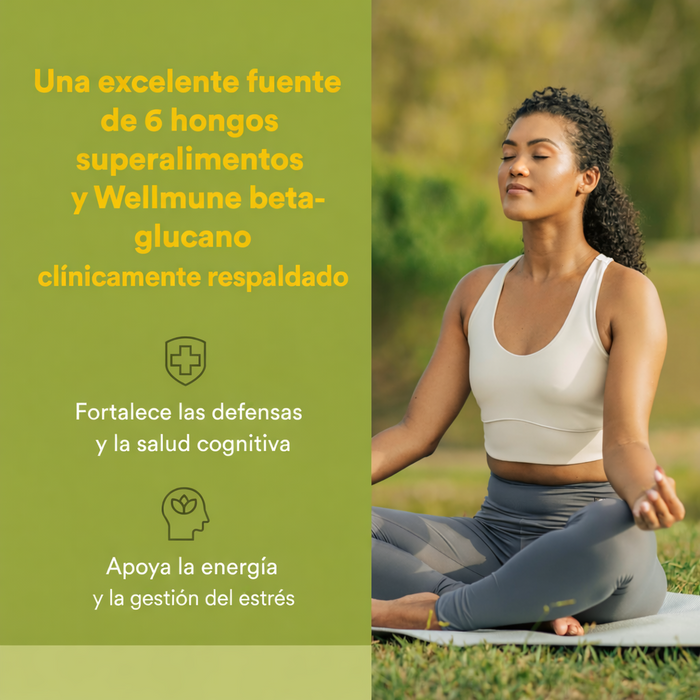 Super Hongo para Sistema Inmune  Whole Earth & Sea® (30 veg caps), Natural Factors