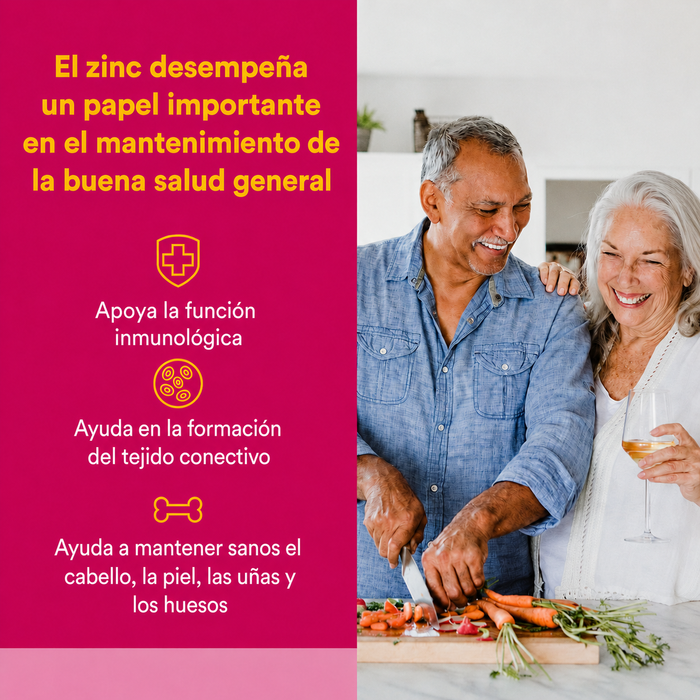 Bisglicinato de Zinc 25 mg (60 vcap), Natural Factors