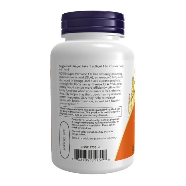 Super Primrose Aceite de Onagra 1300 mg (60 softgels)