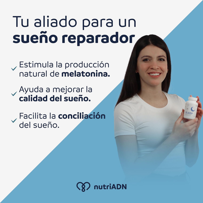 Apoyo para Dormir, Sleep Support (60 caps), NutriADN