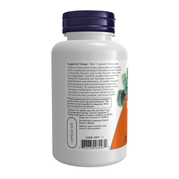 D-Glucarato de Calcio 500 mg (90 veg caps)