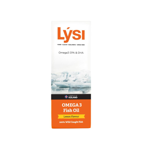 Omega-3 DHA, Aceite de Pescado sabor Limón (240 ml), Lysi