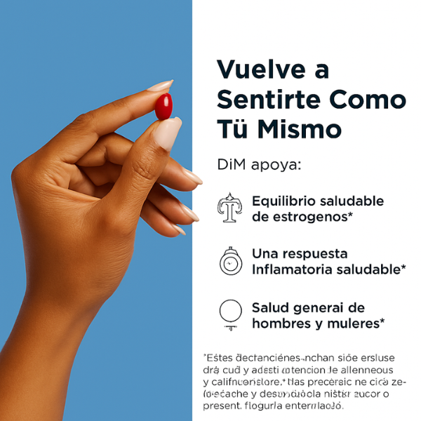 Equilibrio de Estrógenos DIM-Evail™ 100 mg (60 softgels), Designs for Health