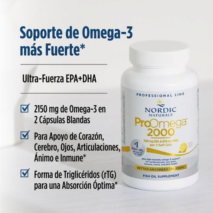 ProOmega 2000 (60 softgels), Nordic Naturals