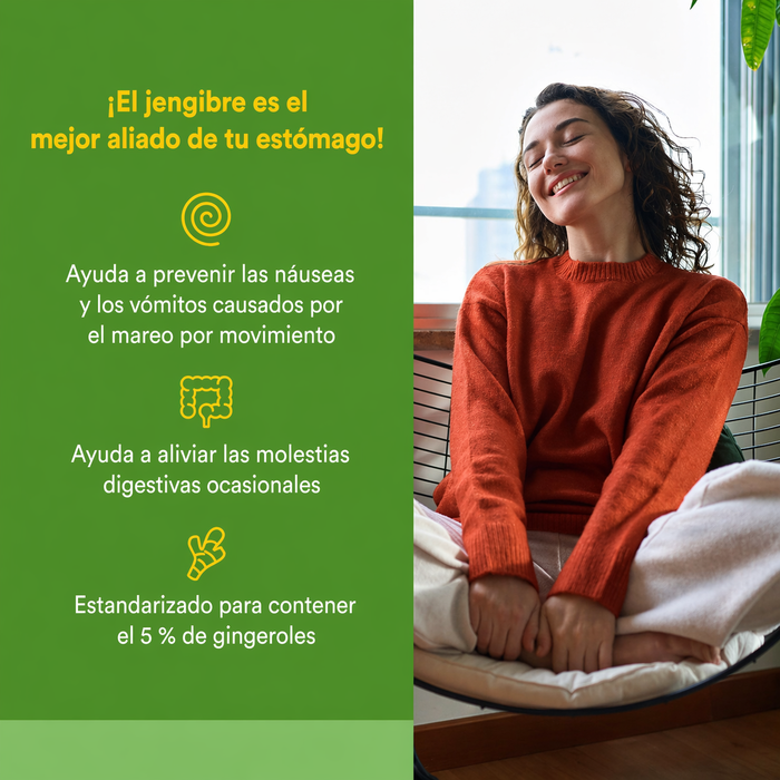 Jengibre 500 mg (90 tabs masticables), Natural Factors