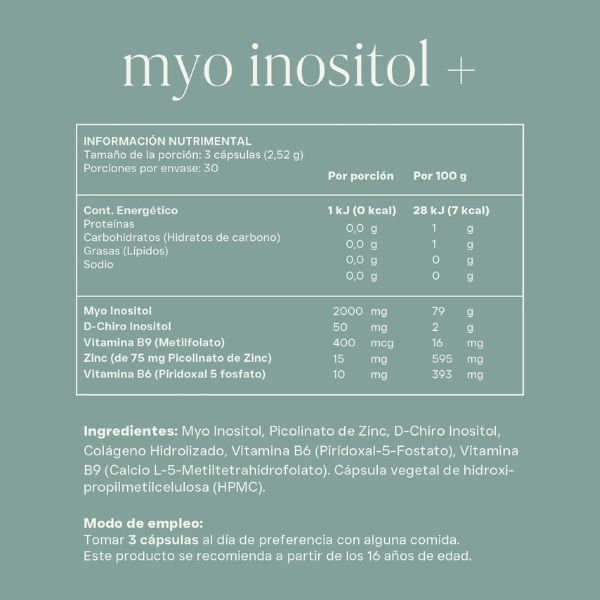 Myo Inositol+ (90 caps), Reset Wellness