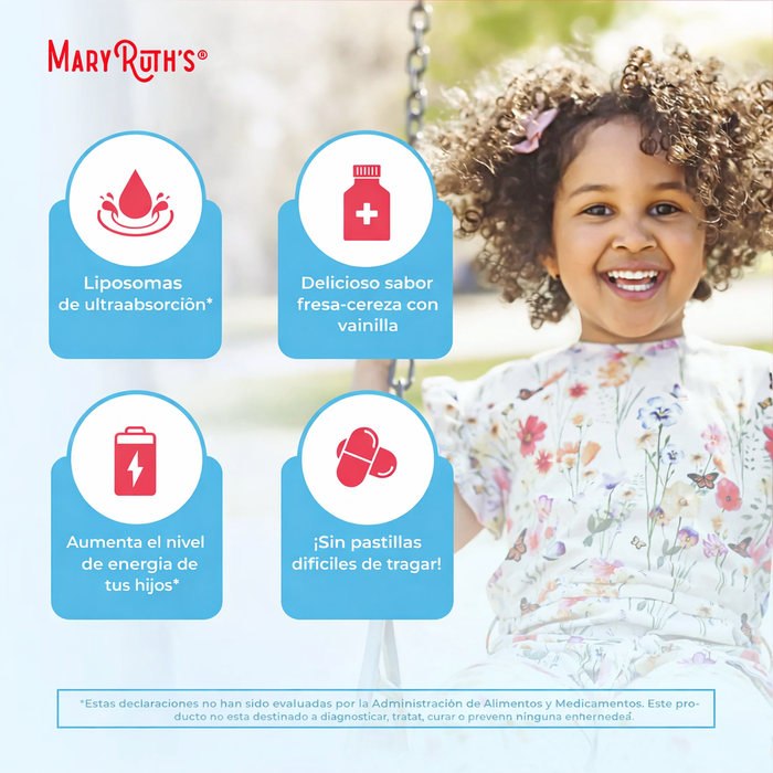 Multivitaminico Liposomal para Niños 450 ml (15.22 fl oz), Mary Ruth's