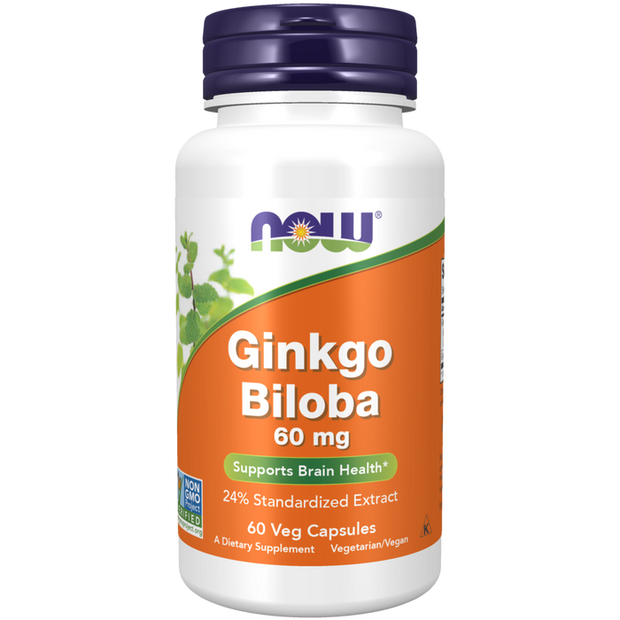 Ginkgo Biloba 60 mg  (60 veg caps)