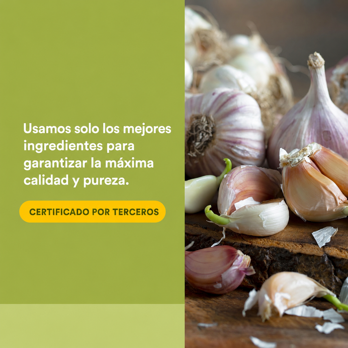 Ajo + Reishi Super Fuerza GarlicRich® (120 vcap), Natural Factors