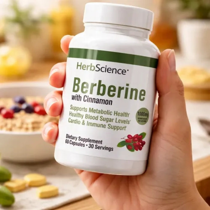 Berberina con Canela HerbScience® (60 caps), Windmill