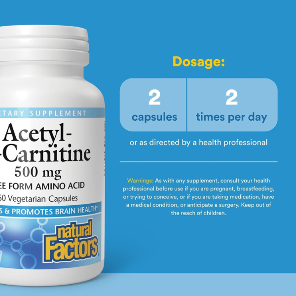 CC L-Carnosina 500 mg (60 vcap), Natural Factors
