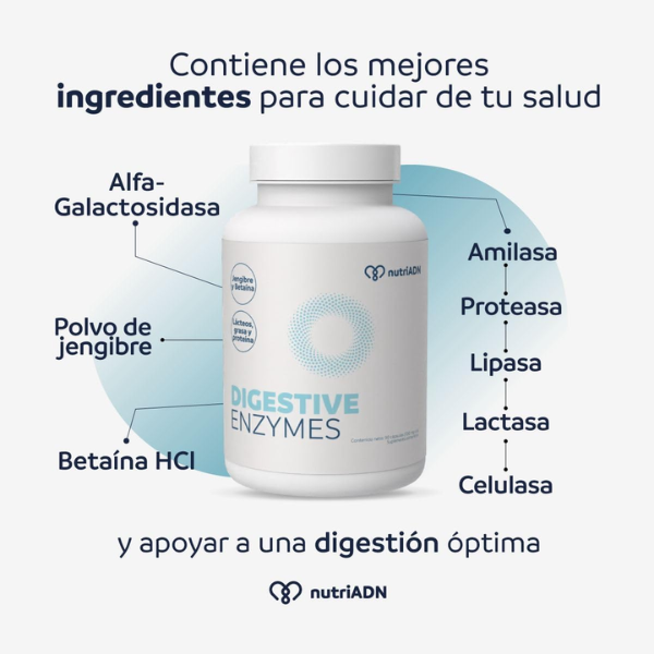 Enzimas Digestivas (90 caps), NutriADN
