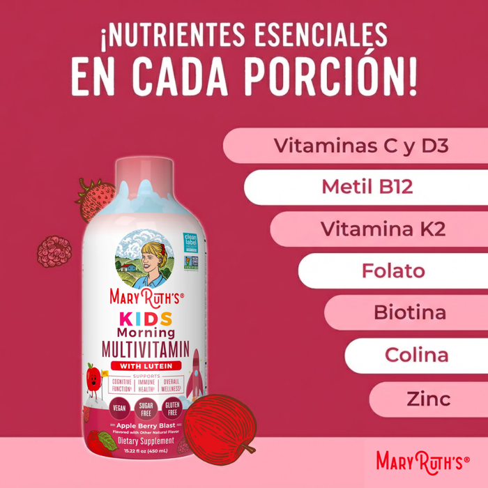 KIT #13 Multivitamínico Matutino + Multimineral Nocturno Para Niños, MaryRuth's
