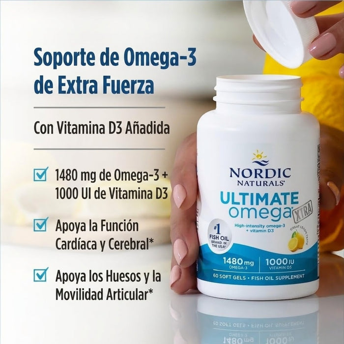 Ultimate Omega Xtra (60 softgels), Nordic Naturals
