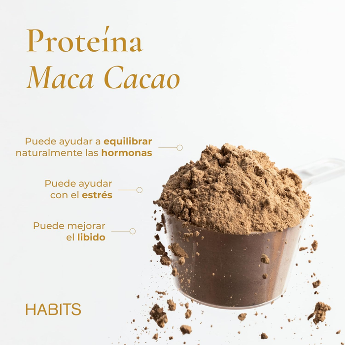 Proteína Probiótica Sabor Maca Cacao (488 g), Habits
