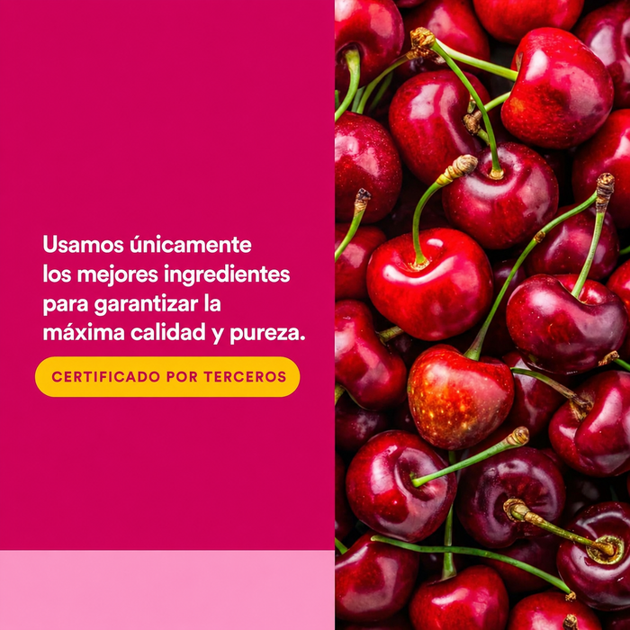 Concentrado de Cereza CherryRich® Tracto Urinario 500 mg (90 caps), Natural Factors