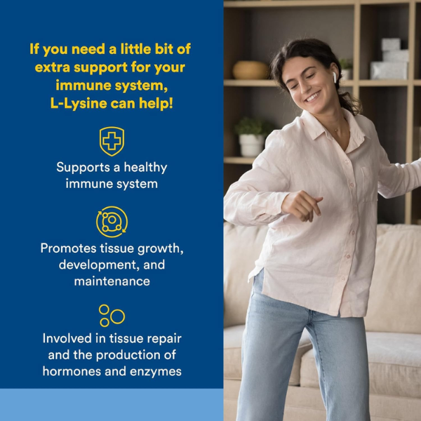 L-lisina Aminoácido 500 mg (180 veg caps), Natural Factors