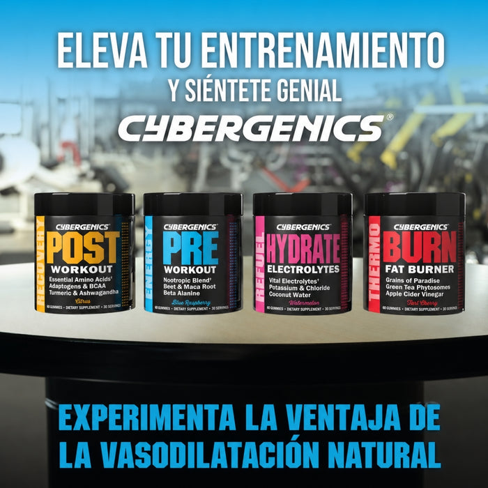 Pre Entreno Sabor Mora Azúl Cybergenics® (60 gomitas), Windmill