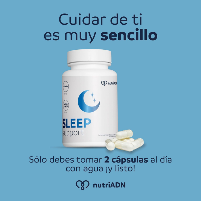 Apoyo para Dormir, Sleep Support (60 caps), NutriADN