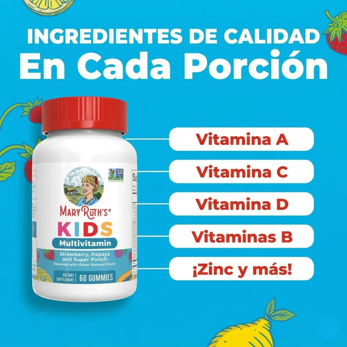Kidsmultigummies-3PL/Kidsmultigummies-3PL 60 Gummies Mary Ruths