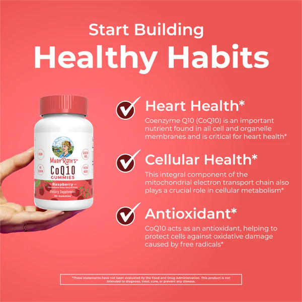 CoQ10 (Coenzyme Q10) Gummies/CoQ10 gummies 60count- global widget -60 gummies Mary Ruths