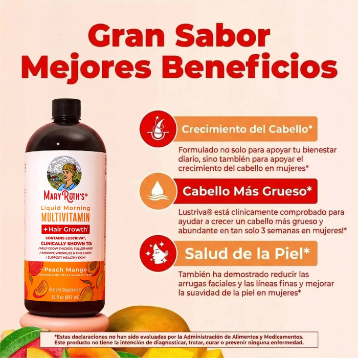 Kit #30 Cuidado Diario del Cabello y Piel 887 mL, MaryRuth's