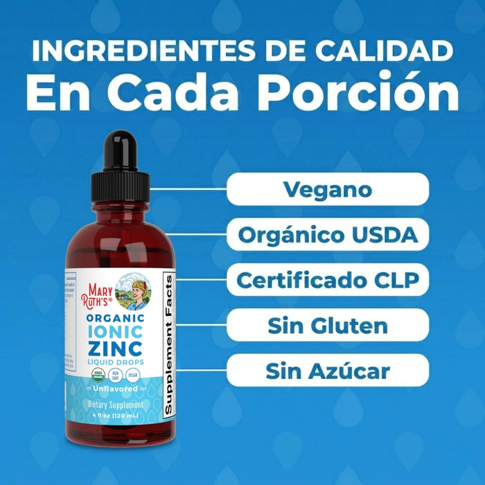 Liquid Ionic Zinc 120ml (4oz) Mary Ruth