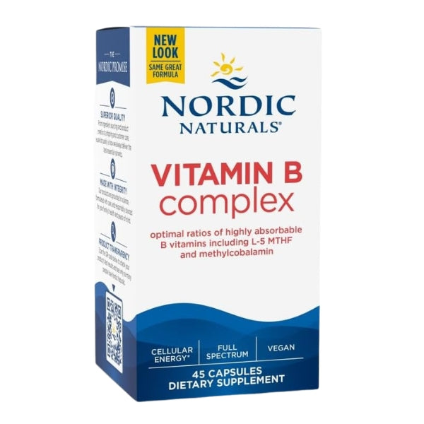 Complejo B (45 caps), Nordic Naturals