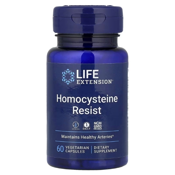 Homocisteína Balance B-Complex. B2,B6, B12 y Folato Activo (60 veg caps), Life Extension