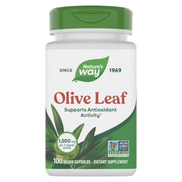 Hoja De Olivo 1500 mg (100 veg caps), Nature's Way
