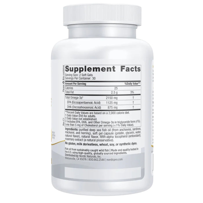 ProOmega 2000 (60 softgels), Nordic Naturals