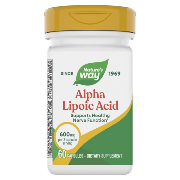 Acido Alfa Lipoico 600 mg (60 caps), Nature's Way