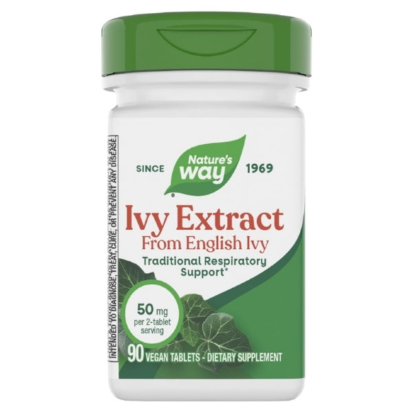 Extracto de Hiedra 50 mg (90 veg tabs), Nature's Way