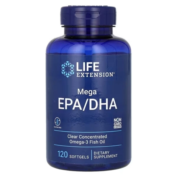 Mega EPA/DHA Omega-3 (120 softgels), Life Extension