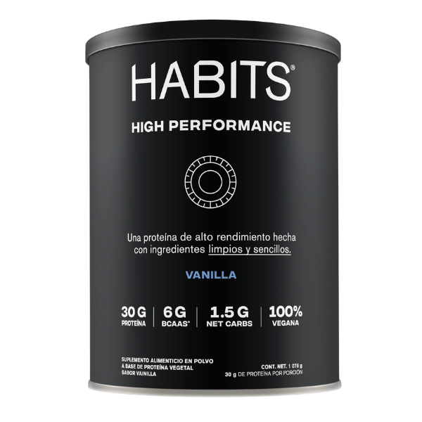 Proteína de Alto Rendimiento Sabor Vainilla (1078 g), Habits