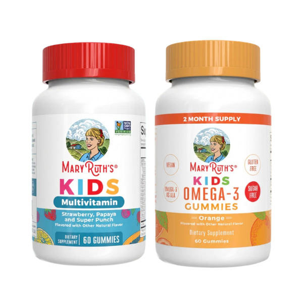 KIT #5 Multivitamínico + Omega-3 para Niños, Mary Ruth's