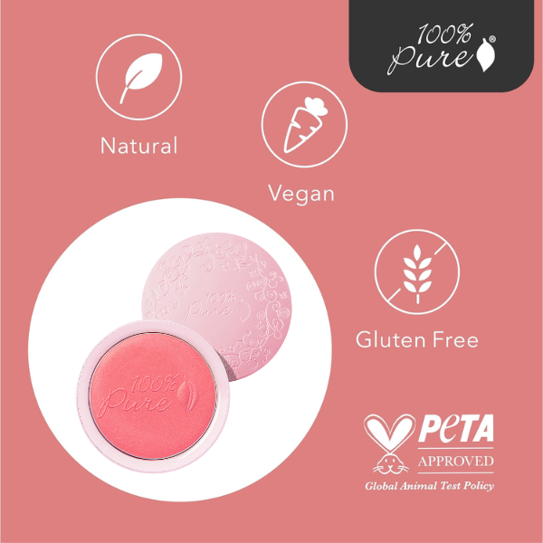 Rubor Compacto Fruit Pigmented® Chiffon (0.32 oz 9 g), 100% Pure