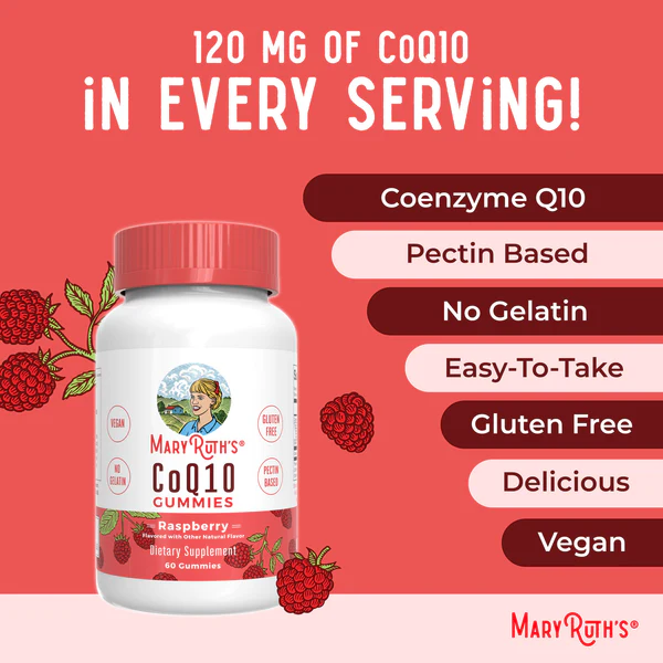 CoQ10 (Coenzyme Q10) Gummies/CoQ10 gummies 60count- global widget -60 gummies Mary Ruths