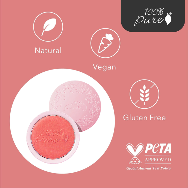 Rubor Compacto Fruit Pigmented® Peach (0.32 oz 9 g), 100% Pure (Copy)