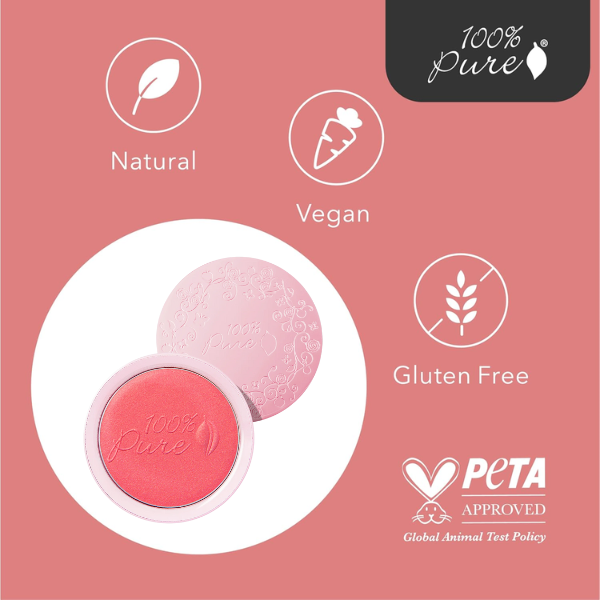 Rubor Compacto Fruit Pigmented® Peppermint Candy (0.32 oz 9 g), 100% Pure