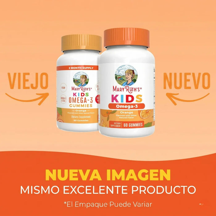 Vegan Omega-3 Gummies for Kids 60 gummies Mary Ruth
