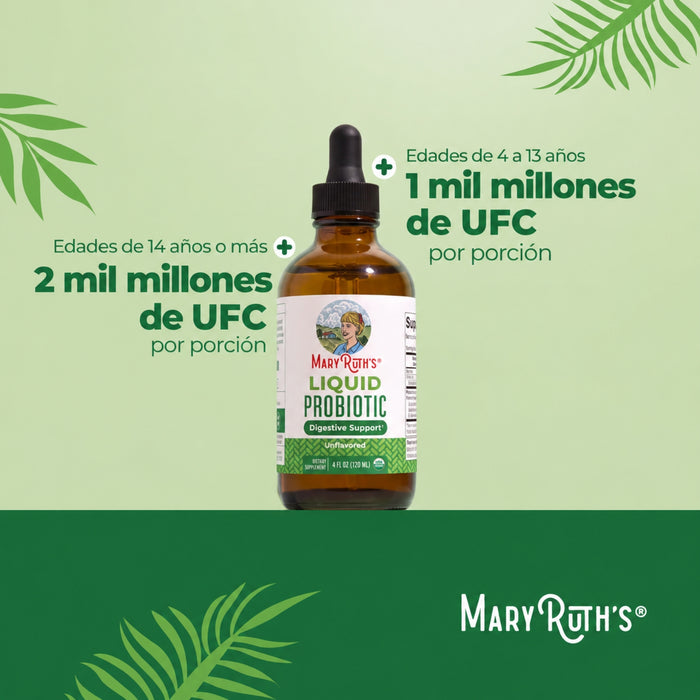 Probiotico Organico, Liquido 120 ml (4 fl oz), Mary Ruth's