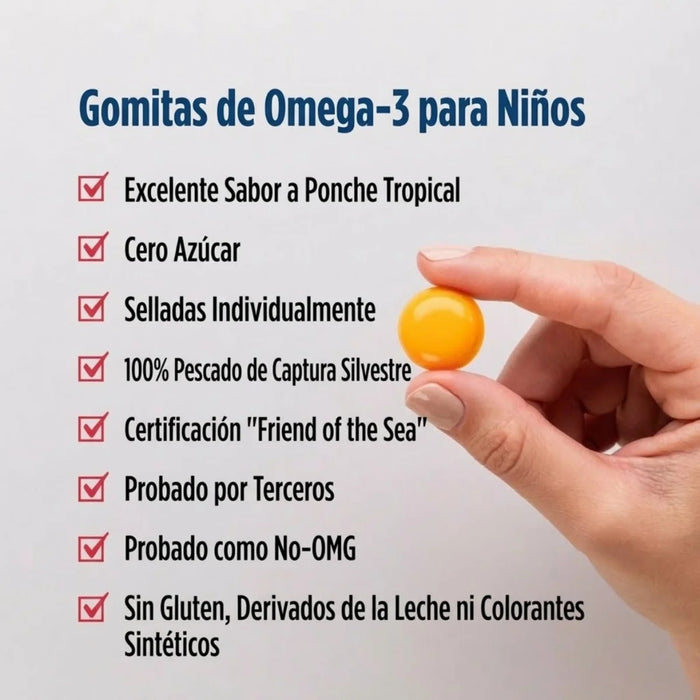 Kit #2 Ultima Omega + DHA para Niños Sabor Tropical, Nordic Naturals