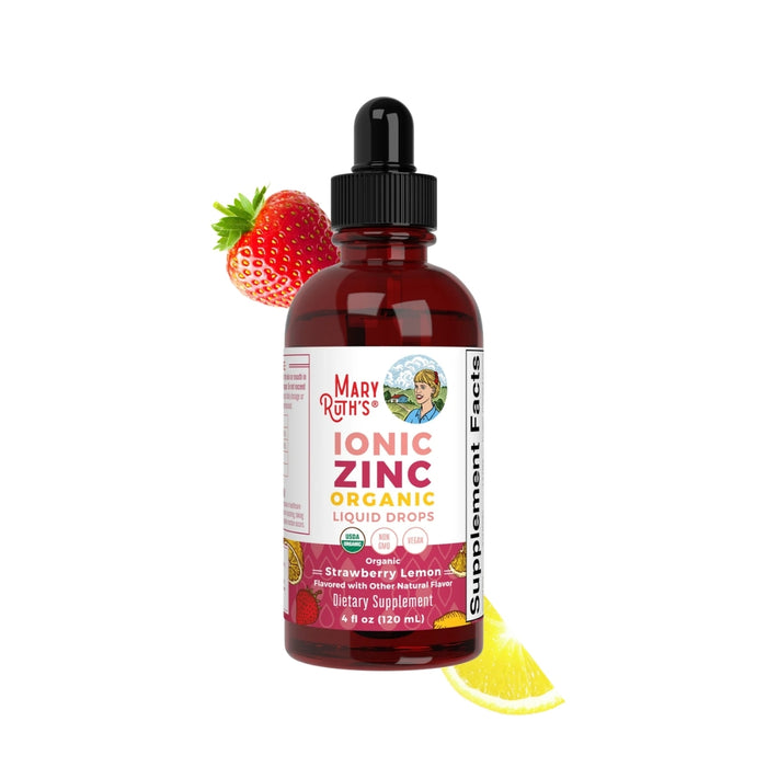 Liquid Zinc Strawberry Lemon Flavored 4oz (120 ml) Mary Ruth